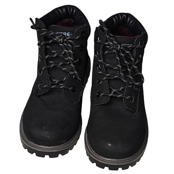 Sketcher's Boys Mecca Boots Black Size 2.5 - Picture 3 of 10